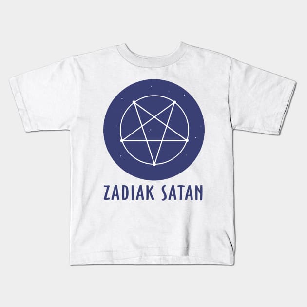 zadiak Satan Kids T-Shirt by BorzK